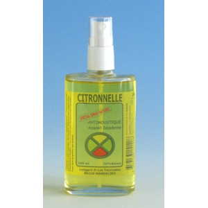 CITRONNELLE Spray naturel rechargeable