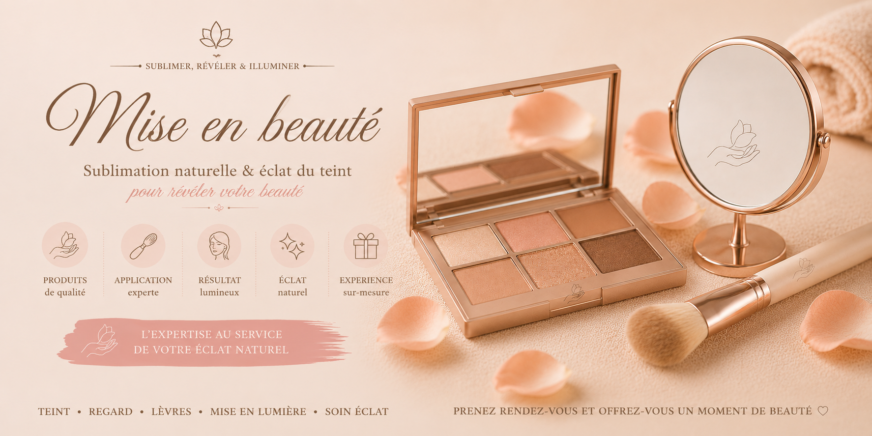 Bannière Mise en Beauté