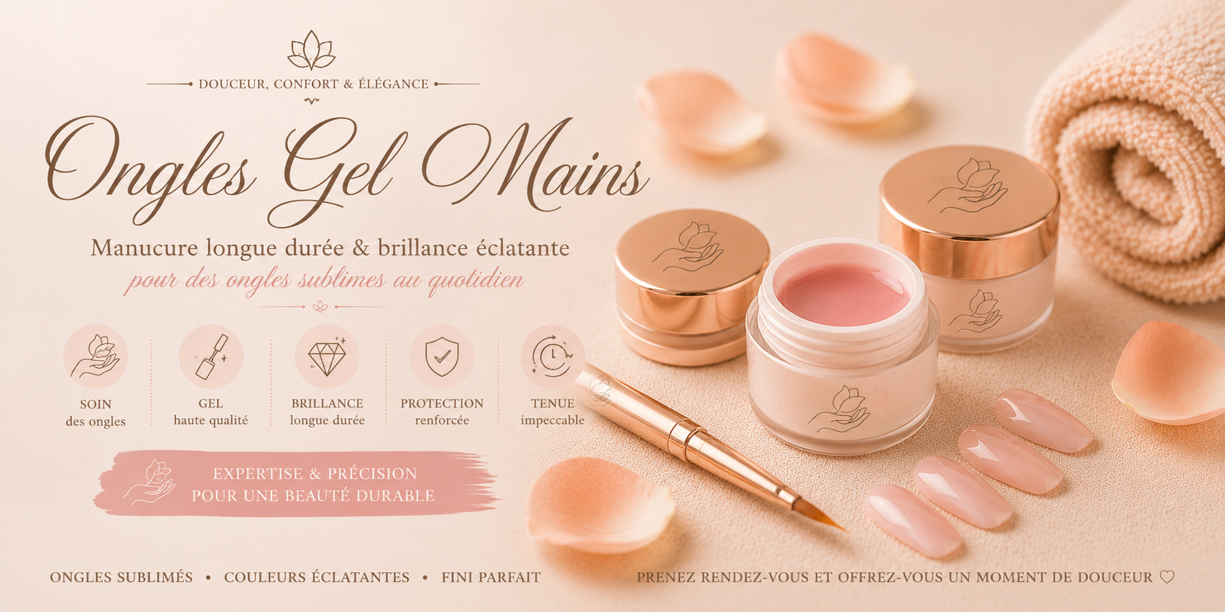 Bannière Ongles Gel