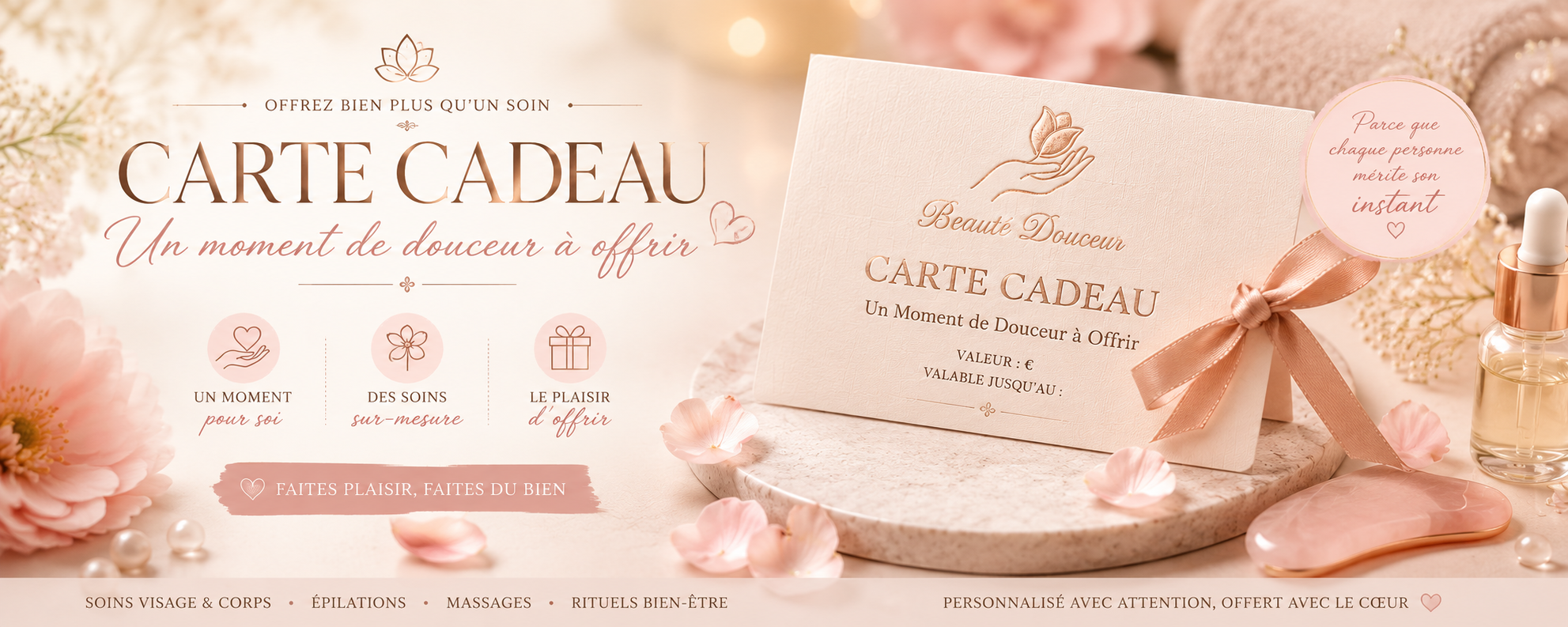 Bannière Carte cadeau