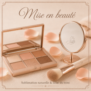 Une mise en beau pour un visage et un regard sublimé.